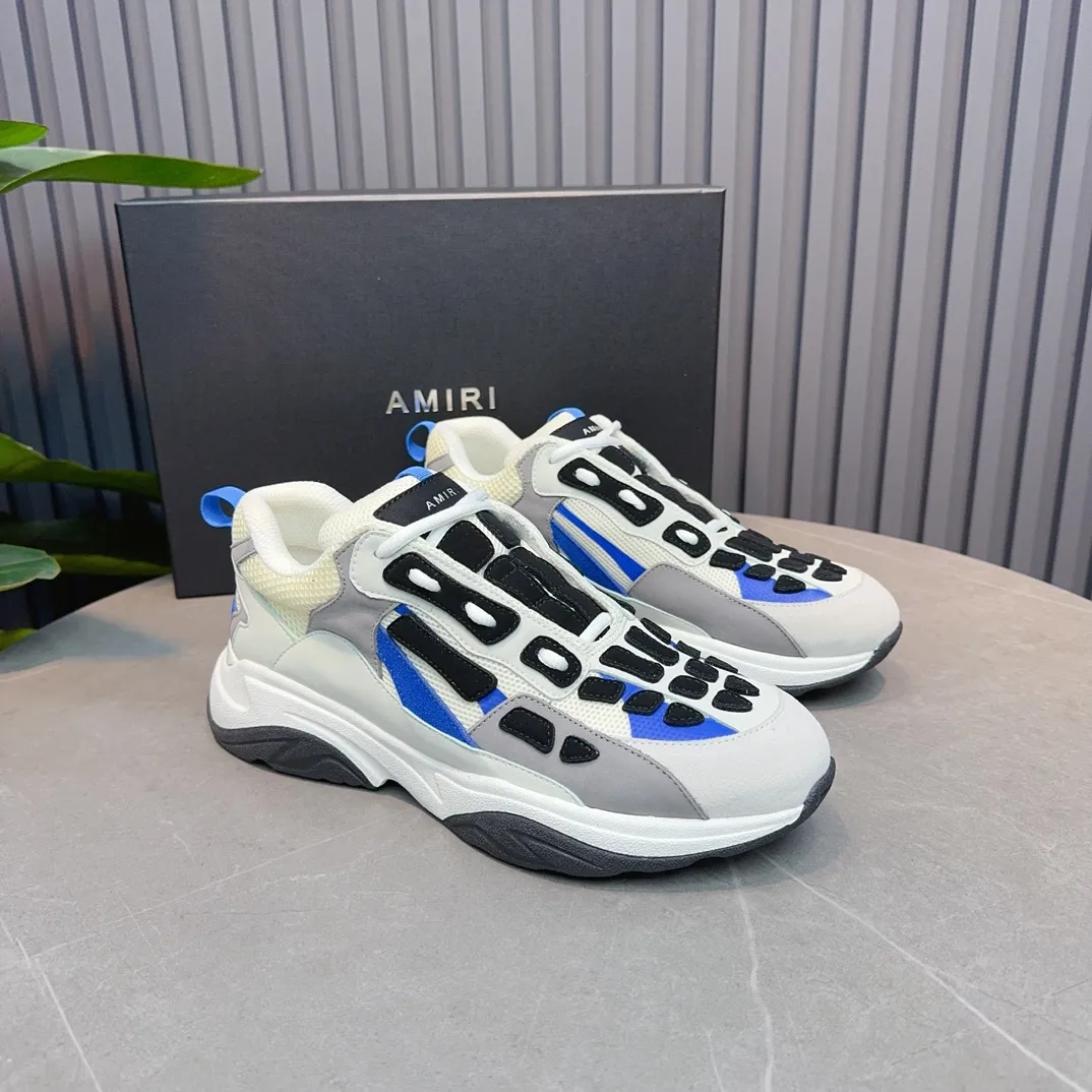 Men's shoes 💰740💰 AMIRI AMIRI fashion brand hot sale 🔥 Available all year round ✅ Official website synchronization Imported fabrics 1⃣️ vs 1⃣️ replica, original factory special original sole, 38-45 (38.45. Non-refundable)